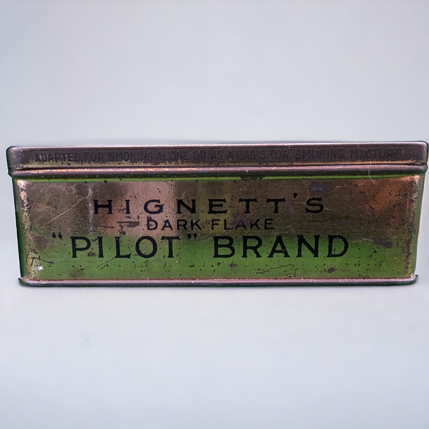 Vintage 1910s Tobacco Tin - Hignett's Pilot Flake